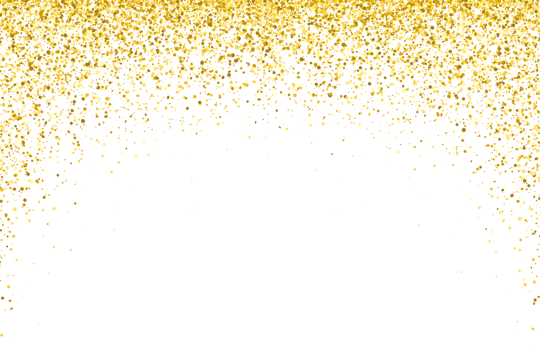 Gold Glitter Border Background